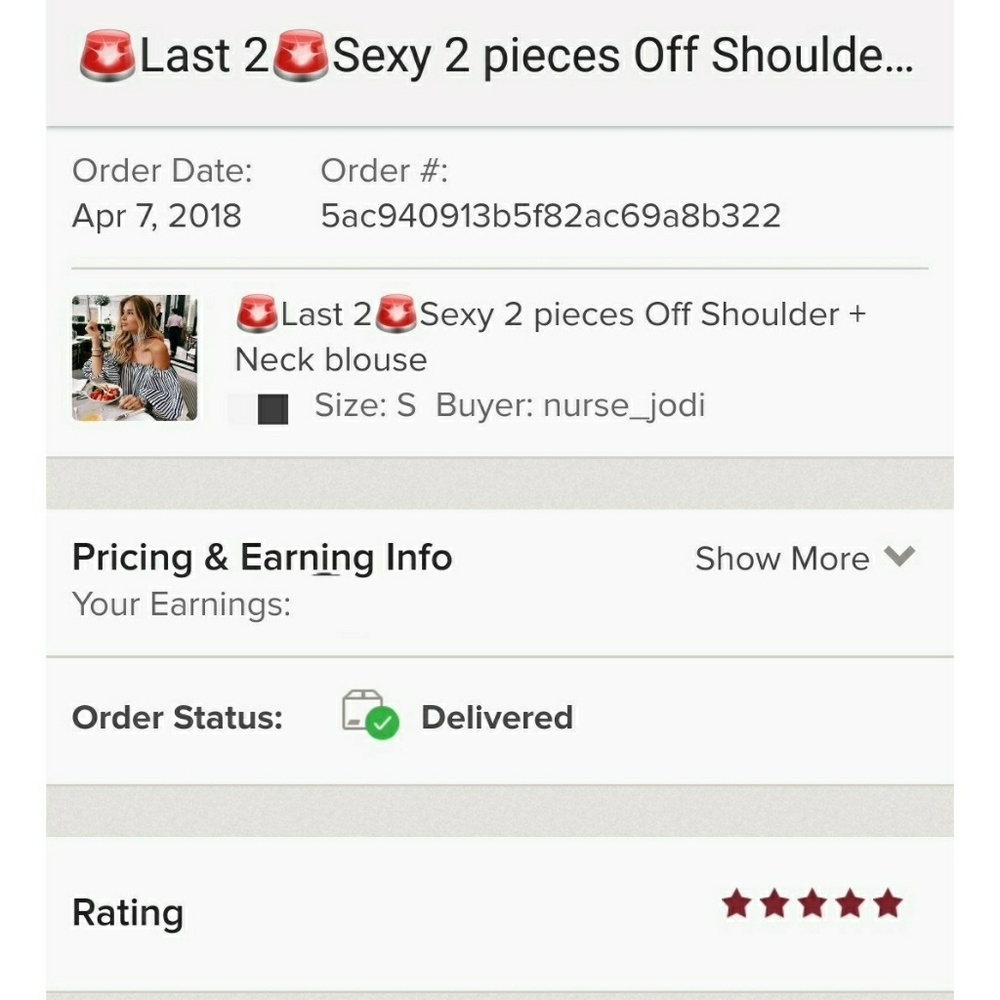 *5🌟Rating Sexy 2 pieces* - Picture 7 of 7